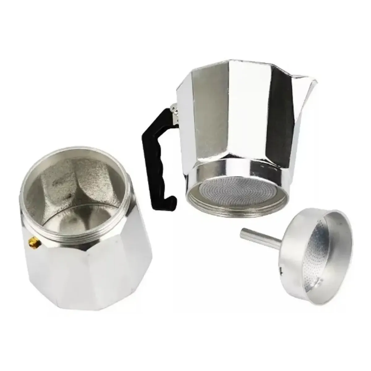 Moka Italiana Gris 6 Tazas (300 ml) - Imagen 2